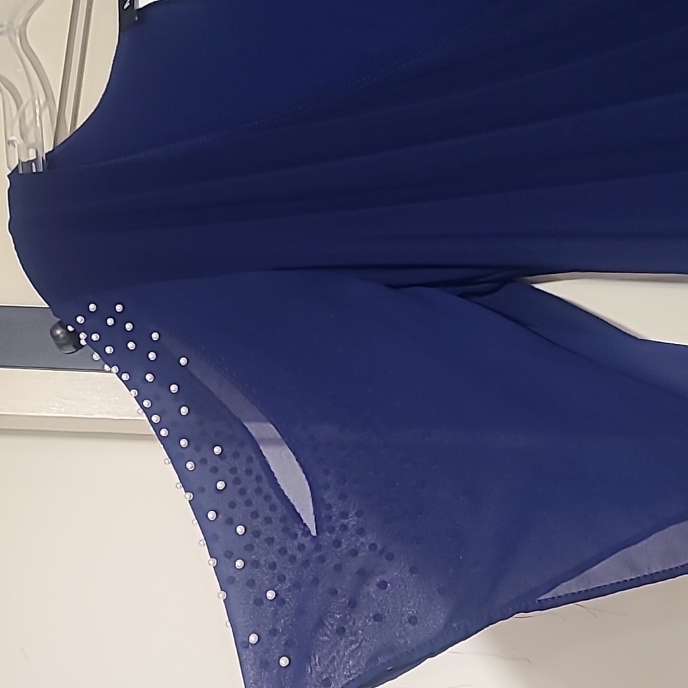 MSK Deep Blue Elegant Dress - Picture 3 of 4